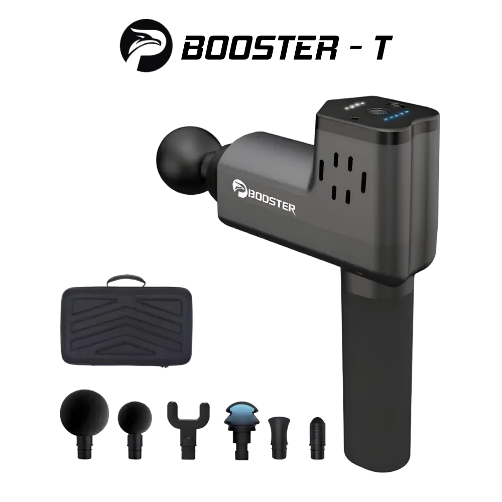 Перкусійний ударний масажер Booster T з 6 насадками