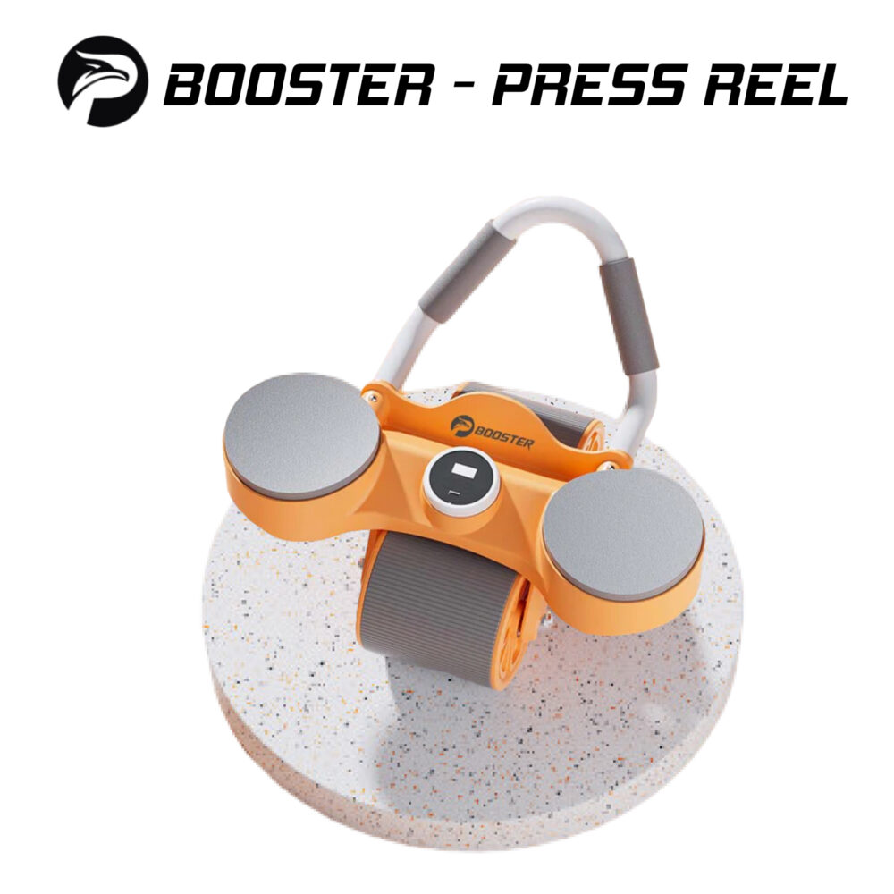 Прес-ролик Booster професійний тренажер для опрацювання м'язів преса та спини