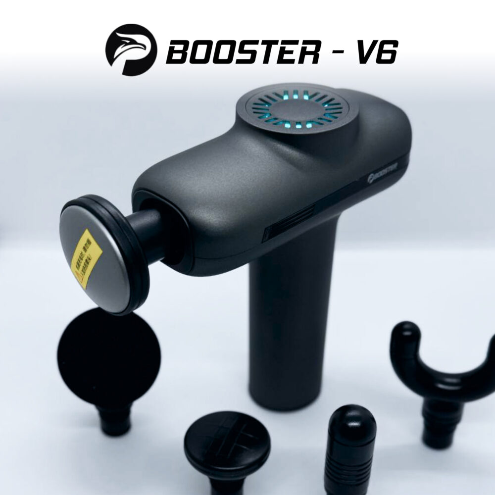Перкусійний масажер Booster V6 Ударний масажний пістолет для глибокого відновлення